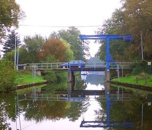 Zugbrücke Groß Köris Kanalansicht